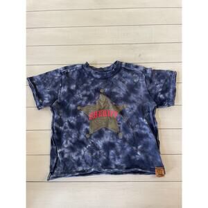 Flapdoodles 2T Sheriff T Shirt Tie Dye 24 months